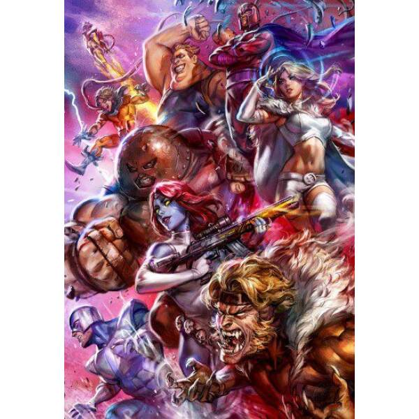 Litografía The Brotherhood of Mutants Marvel 46 x 61 cm - Collector4u.com