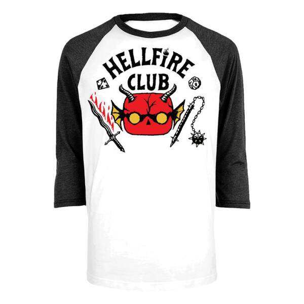 Camiseta Hellfire Club 3 4 Stranger Things Loose Pop Tees Talla Xl