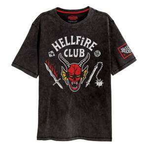 Camiseta Hellfire Crest Talla M Stranger Things