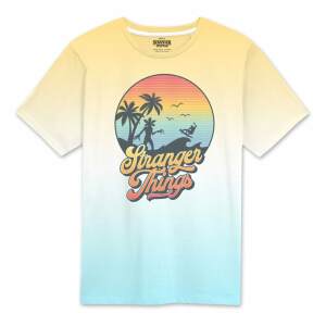 Camiseta Sunset Circle Talla Xl Stranger Things 2