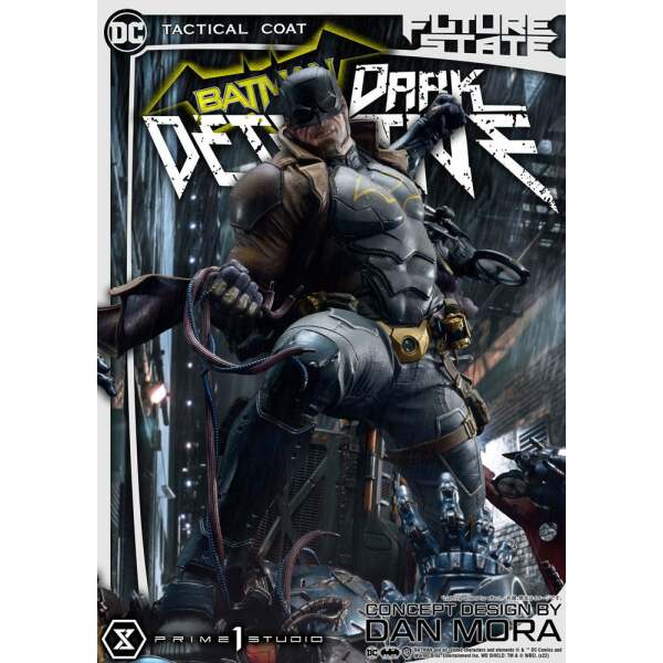 Estatua Batman Dark Detective Tactical Coat Concept Design By Dan Mora Deluxe Bonus Version Dc Comics 1 4 59 Cm 12