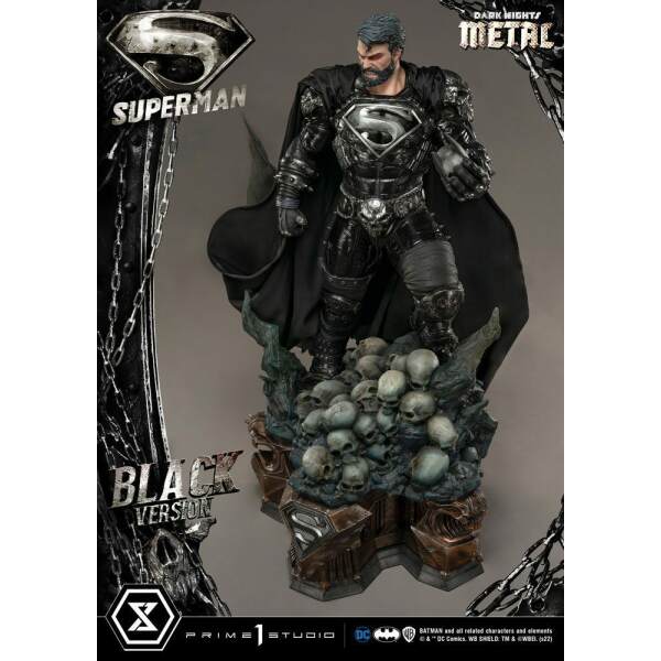 Estatua Superman Black Version Dc Comics 1 3 88 Cm 12
