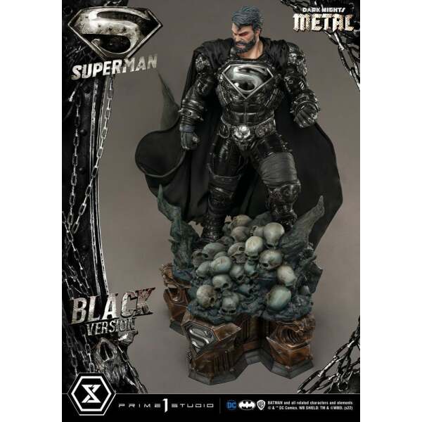 Estatua Superman Black Version Dc Comics 1 3 88 Cm 13