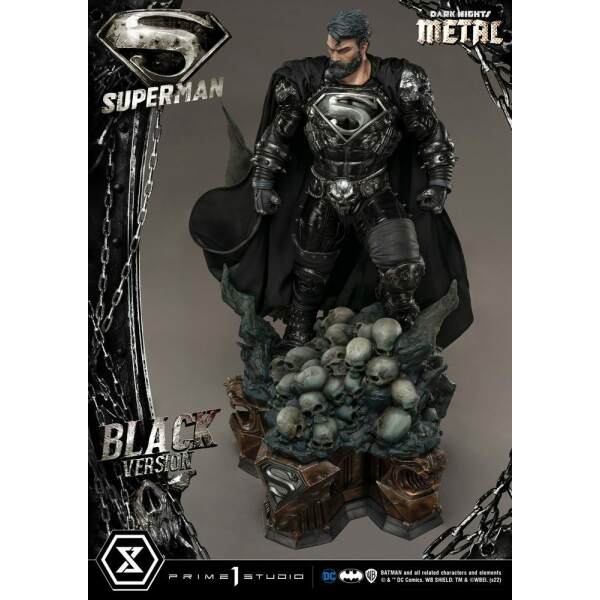 Estatua Superman Black Version Dc Comics 1 3 88 Cm 14