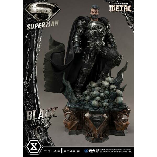 Estatua Superman Black Version Dc Comics 1 3 88 Cm 16