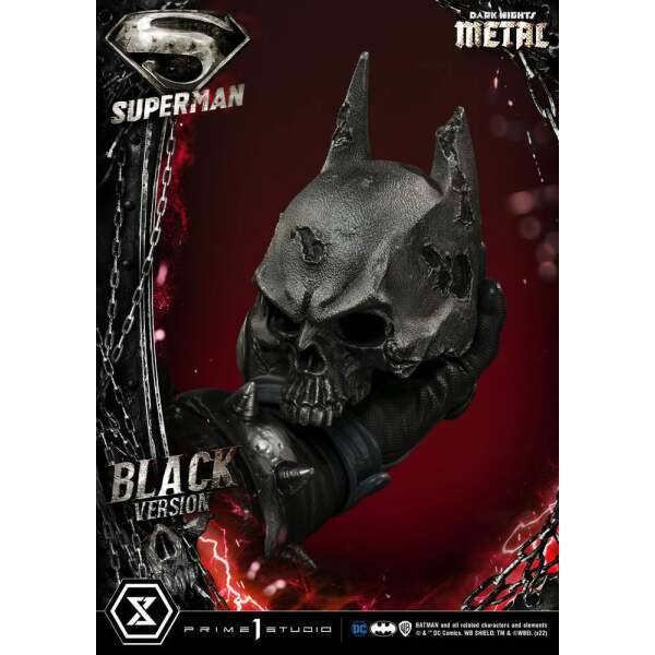 Estatua Superman Black Version Dc Comics 1 3 88 Cm 17