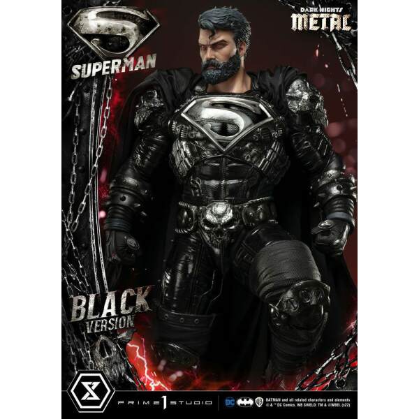 Estatua Superman Black Version Dc Comics 1 3 88 Cm 26