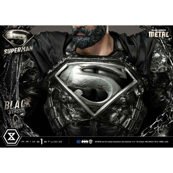 Estatua Superman Black Version Dc Comics 1 3 88 Cm 8