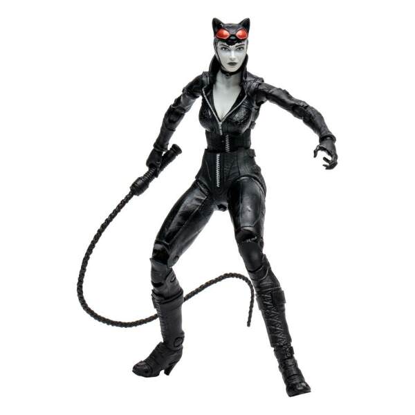 Figura Build A Catwoman Gold Label Dc Gaming Batman Arkham City 18 Cm