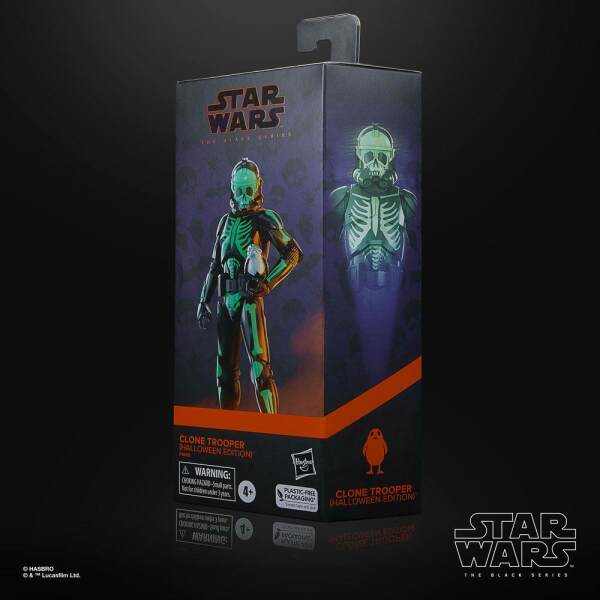 Figura Clone Trooper Star Wars Black Series Halloween Edition 15 Cm 2