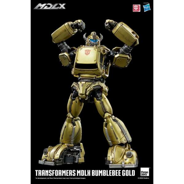 Figura Mdlx Bumblebee Gold Transformers Limited Edition 12 Cm