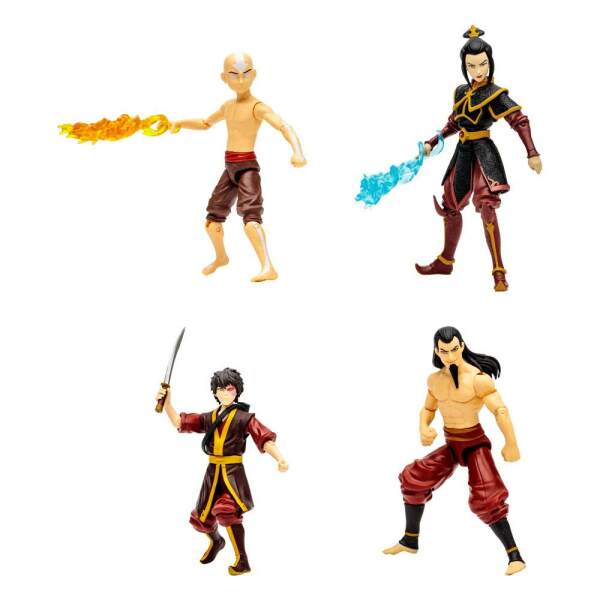 Figuras Final Battle Avatar La Leyenda De Aang Pack De 4 13 Cm