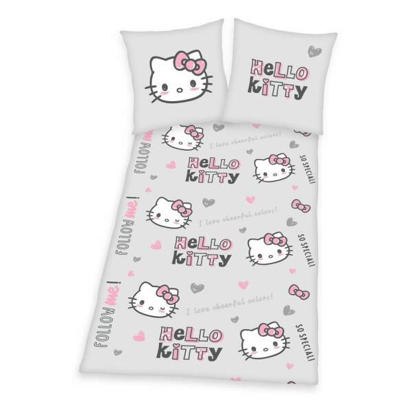 Funda Nórdica Follow Me! Hello Kitty 135 x 200 cm / 80 x 80 cm