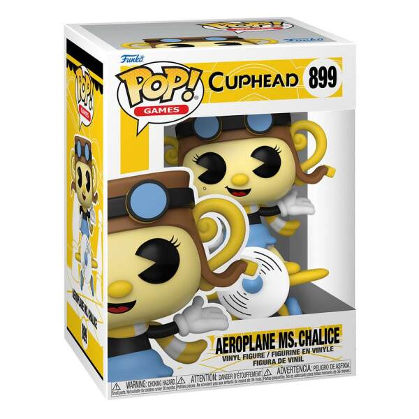 Funko Aeroplane Chalice Cuphead Figura Pop Games Vinyl 9 Cm 3