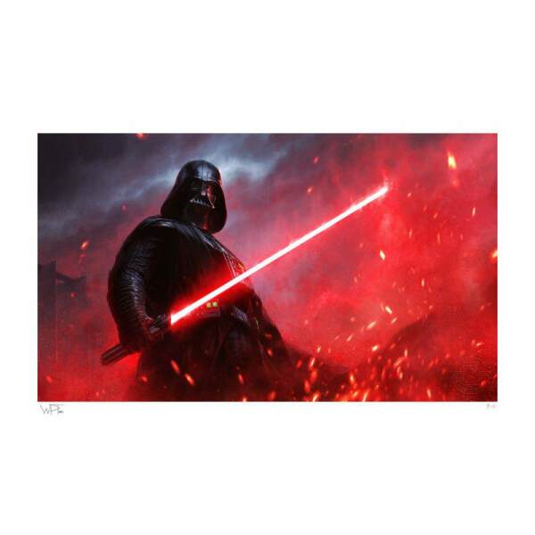 Litografia Darth Vader Star Wars Dark Lord Of The Sith 71 X 46 Cm