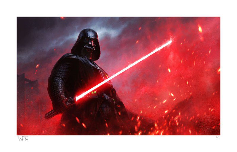 Litografia Darth Vader Star Wars Dark Lord of the Sith 71 x 46 cm