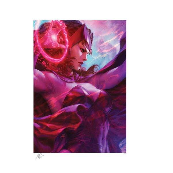 Litografia Scarlet Witch Marvel 46 X 61 Cm