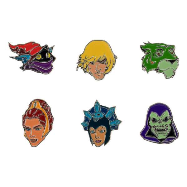 Pack 6 Chapas Characters Masters of the Universe