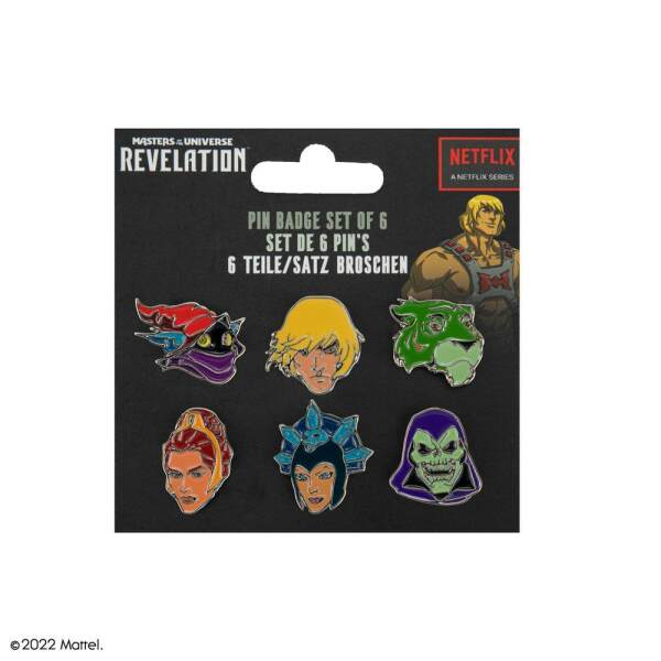 Pack 6 Chapas Characters Masters Of The Universe 9
