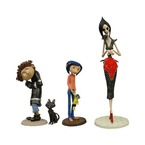 Pack de 4 Figuras Best Of Coraline PVC 3-14 cm