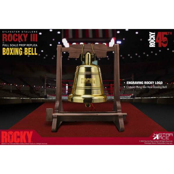 Replica 1 1 Boxing Bell Rocky Iii 30 Cm