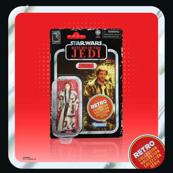 Figura Han Solo Endor Star Wars Episode VI Retro Collection 10 cm - Collector4u.com
