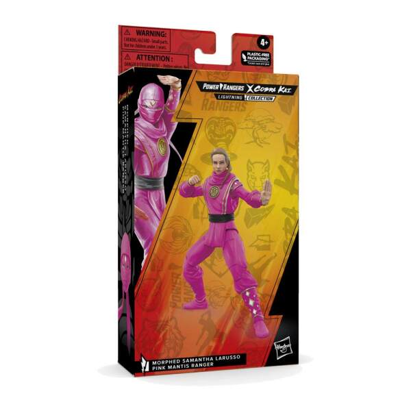 Figura Morphed Samantha LaRusso Pink Mantis Ranger Power Rangers x Cobra Kai Ligtning Collection 15 cm - Collector4u.com