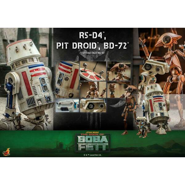 Figuras 1/6 R5-D4 Pit Droid & BD-72 Star Wars The Mandalorian - Collector4u.com