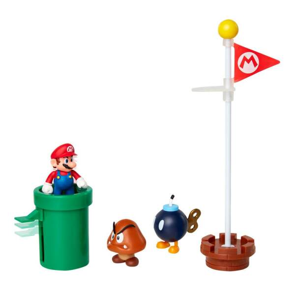 Diorama Set Acorn Plains World of Nintendo Super Mario - Collector4u.com