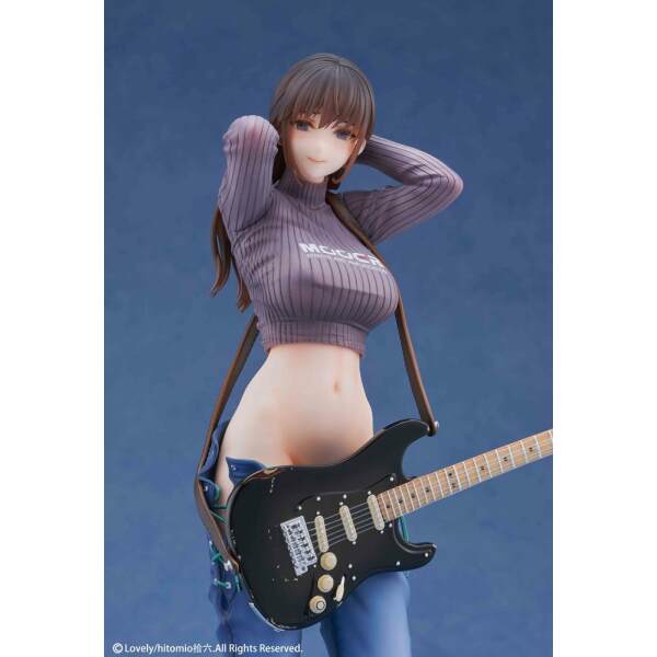 Estatua PVC 1/7 Guitar Girl Original Character Illustrated by Hitomio16 25 cm - Collector4u.com
