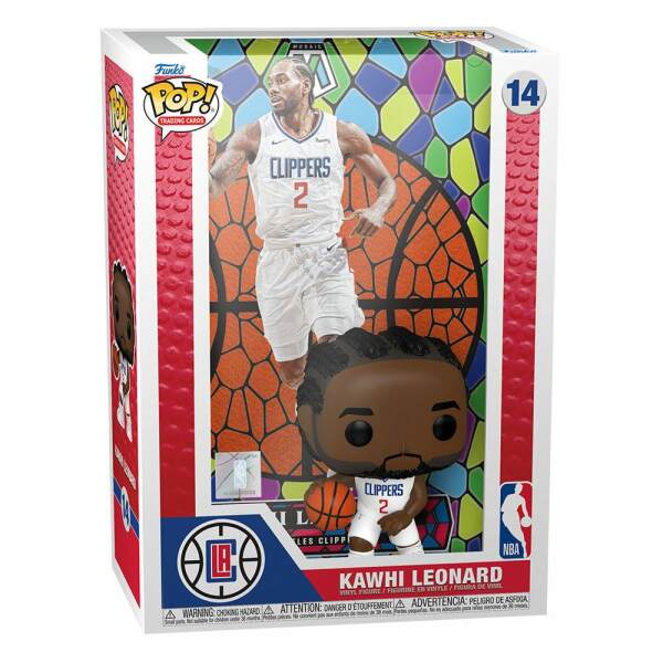 Funko Kawhi L NBA POP! Trading Cards Vinyl Figura (Mosaic) 9 cm - Collector4u.com