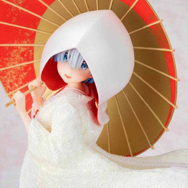 Estatua PVC 1/7 Rem Shiromuku Re:ZERO -Starting Life in Another World- 24 cm - Collector4u.com