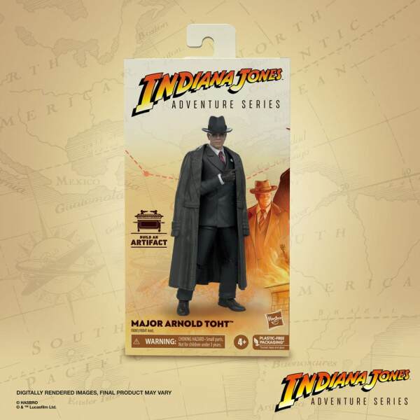 Figura Major Arnold Toht Indiana Jones Adventure Series Indiana Jones en Busca del Arca 15 cm - Collector4u.com