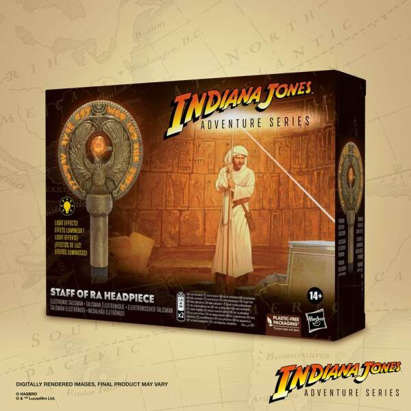 Réplica Roleplay Pieza superior de la Vara de Ra Indiana Jones Adventure Series: Indiana Jones en Busca del Arca - Collector4u.com