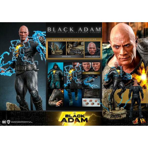 Figura Black Adam Deluxe Version Black Adam DX 1/6 33 cm - Collector4u.com