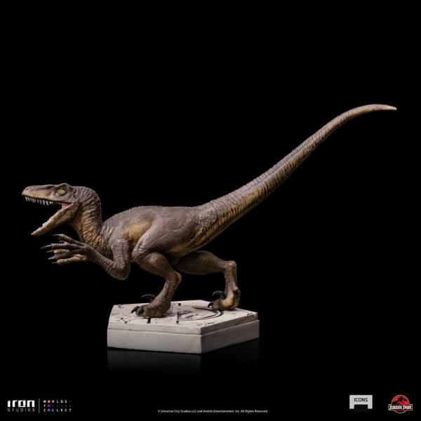 Estatua Velociraptor A Jurassic World Icons 9 cm - Collector4u.com