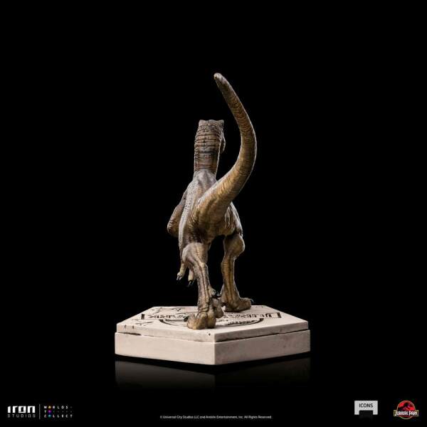 Estatua Velociraptor B Jurassic World Icons 9 cm - Collector4u.com