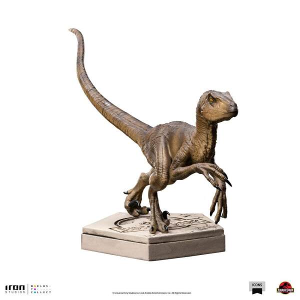 Estatua Velociraptor B Jurassic World Icons 9 cm - Collector4u.com