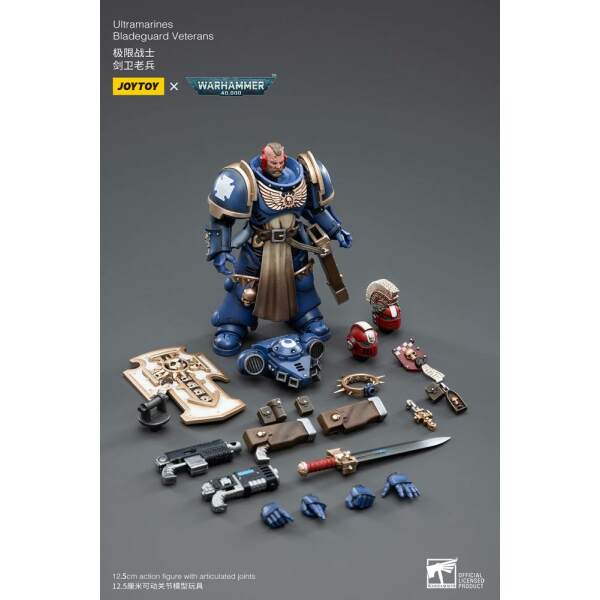 Figura 1/18 Ultramarines Bladeguard Veteran Warhammer 40k 12 cm - Collector4u.com