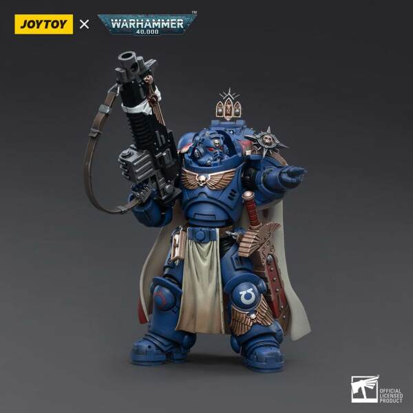 Figura 1/18 Ultramarines Captain with Master-Crafted Heavy Bolt Rifle Warhammer 40k 12 cm - Collector4u.com