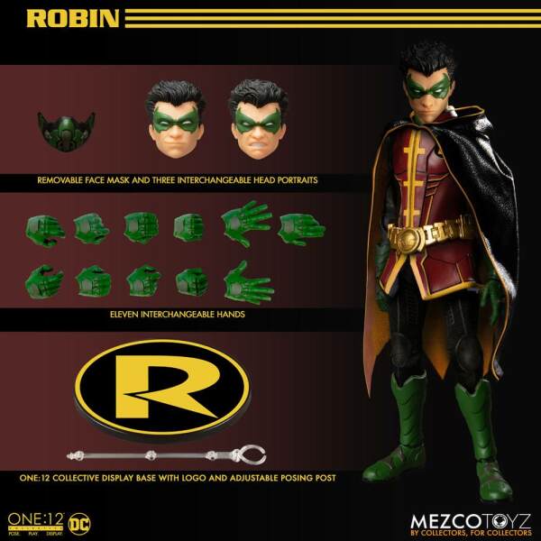 Figura Robin DC Comics One:12 1/12 16 cm - Collector4u.com