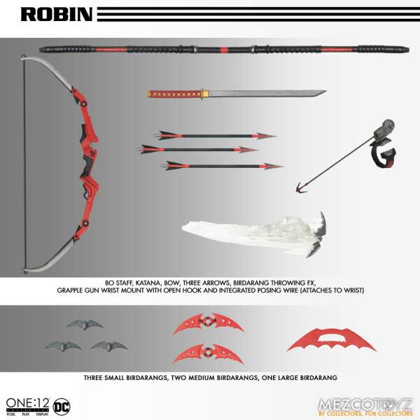 Figura Robin DC Comics One:12 1/12 16 cm - Collector4u.com