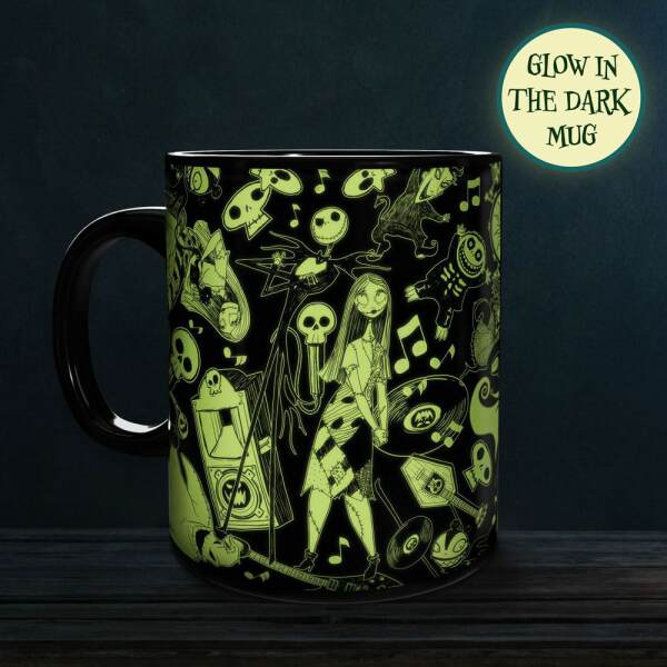 Taza Shaped Glow in the Dark Nightmare Before Christmas - Collector4u.com