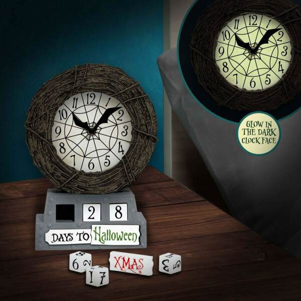 Despertador con luz Countdown Nightmare Before Christmas - Collector4u.com