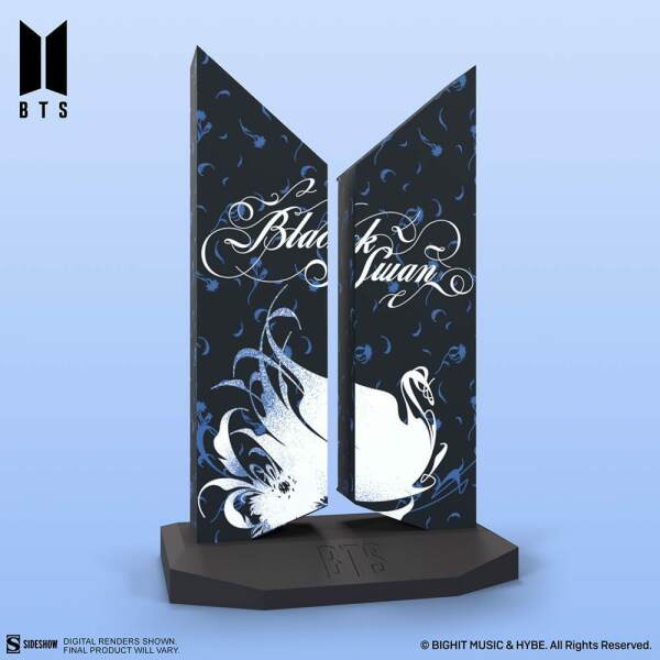 Estatua Premium BTS Logo Black Swan Edition 18 cm - Collector4u.com
