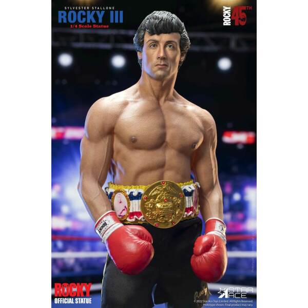 Estatua 1/4 Rocky Balboa Rocky III Deluxe Ver. 46 cm - Collector4u.com