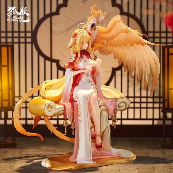 Estatua PVC 1/7 Honghong Tushan Golden Feather Dress Fox Spirit Matchmaker Ver. 27 cm - Collector4u.com