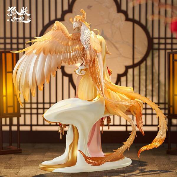 Estatua PVC 1/7 Honghong Tushan Golden Feather Dress Fox Spirit Matchmaker Ver. 27 cm - Collector4u.com