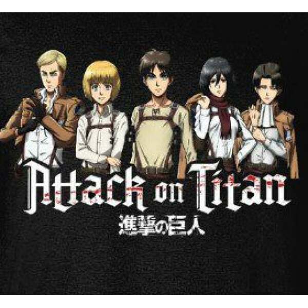 Camiseta Line Up talla M Attack On Titan - Collector4u.com