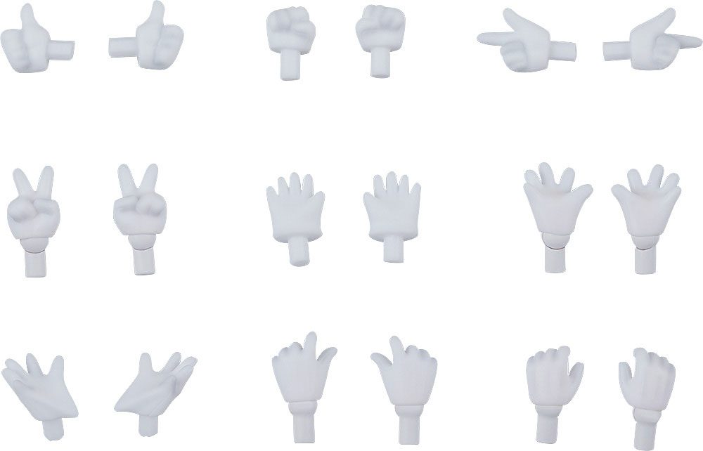 Accesorios para las Figuras Nendoroid Doll Hand Parts Set Gloves Ver White Original Character
